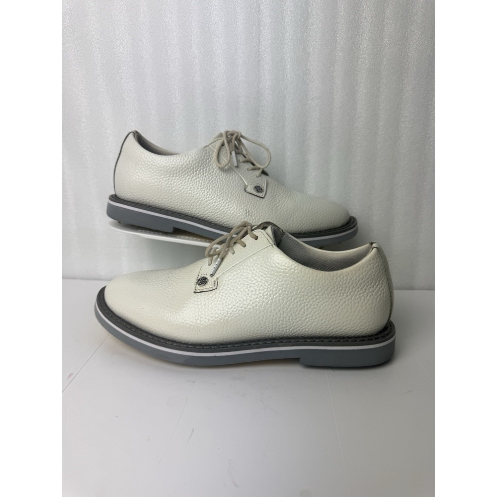 G/FORE Gallivanter Golf Shoes Mens 7 Pebble Grain Leather STYLE: GMF000001 S/MNT